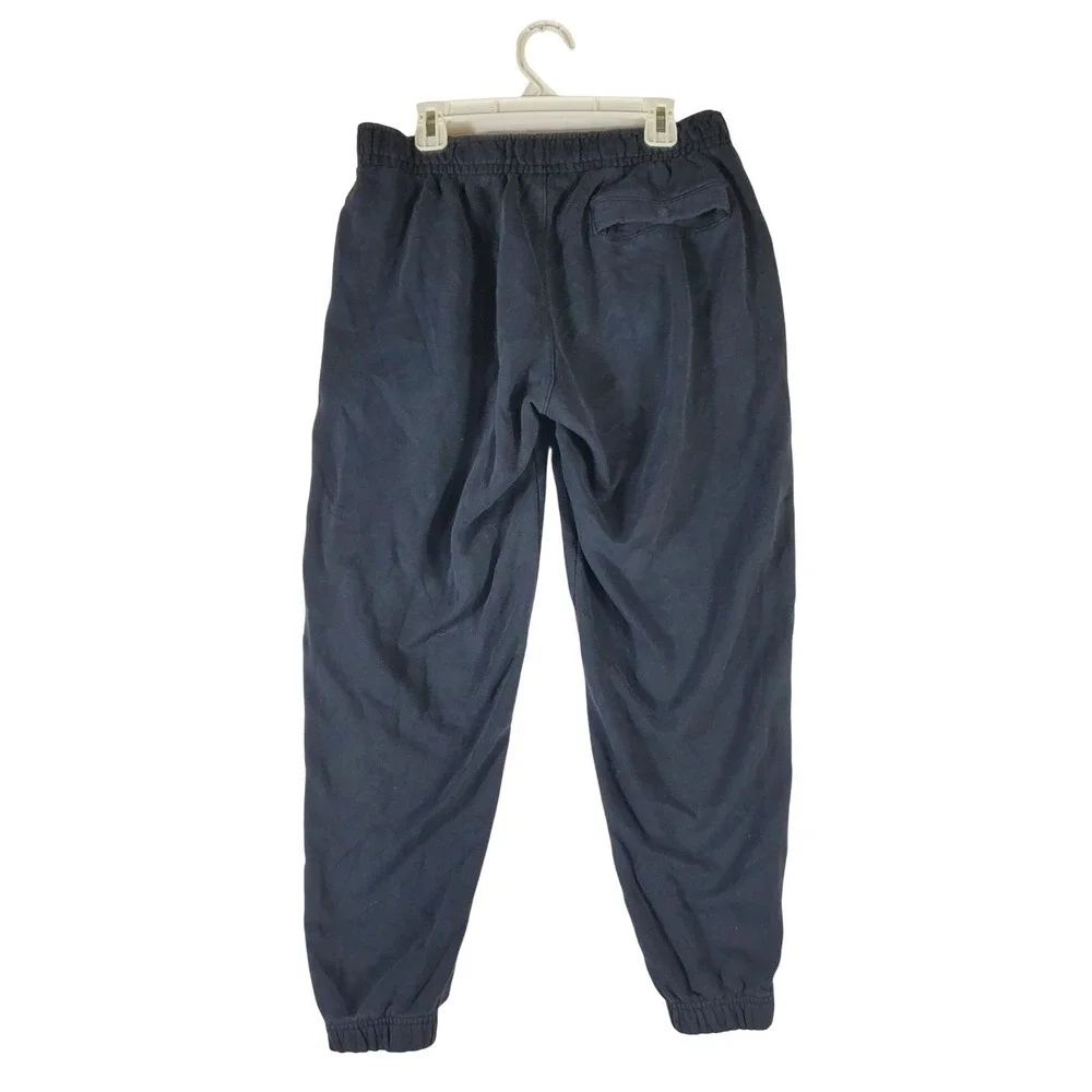 Nike Mens Fleece Sweatpants Navy‎ Blue MA Volleyball Joggers Small Drawstring